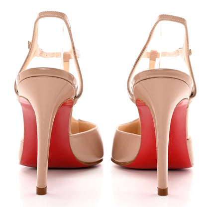 Christian Louboutin Patent Coxinelle 100 Pumps 35 Nude 5 of 15