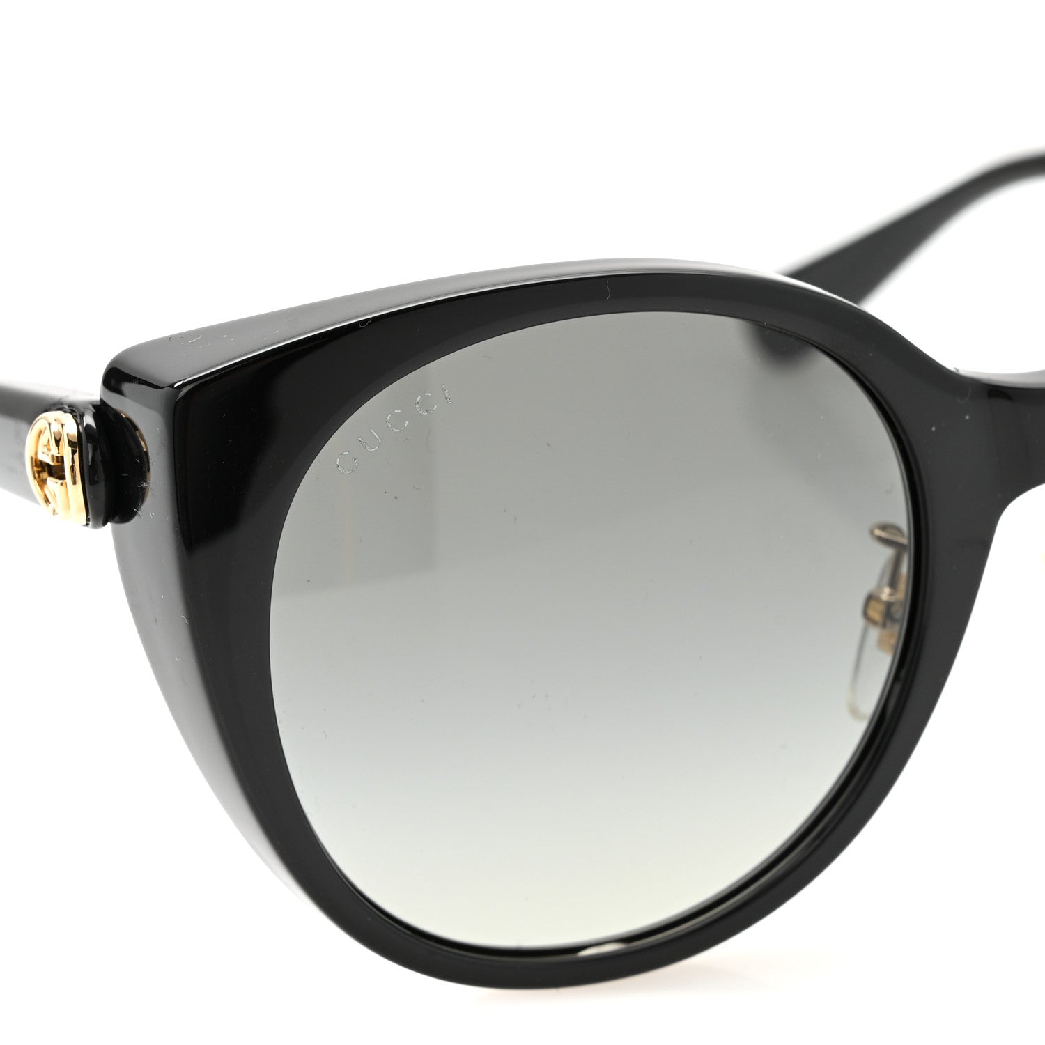 Gucci Acetate Cat Eye GG0369S Sunglasses Black 7 of 8