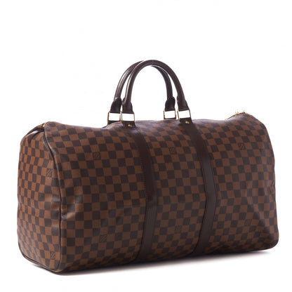 Louis Vuitton Damier Ebene Keepall 50 3 of 9