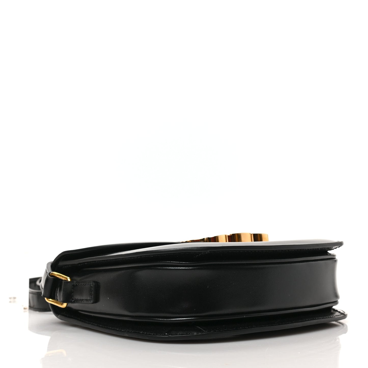 Shiny Calfskin Teen Besace Black