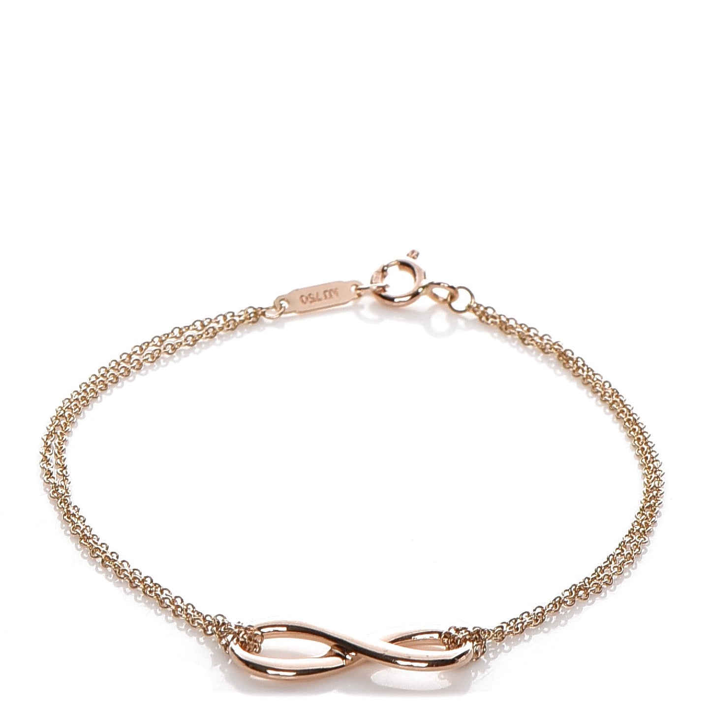 18K Yellow Gold Infinity Bracelet