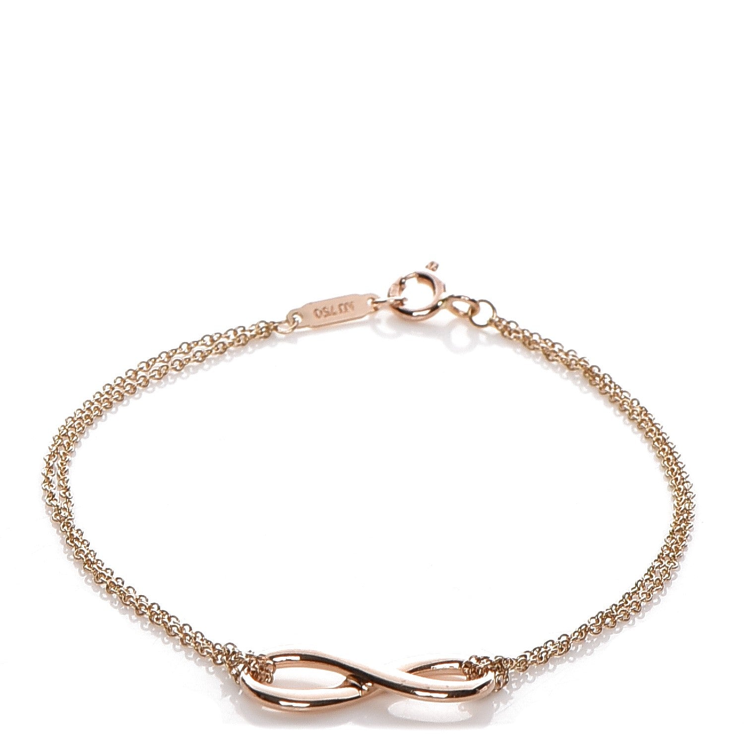 Tiffany 18K Yellow Gold Infinity Bracelet 1 of 4