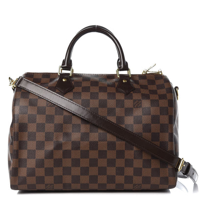 Louis Vuitton Damier Ebene Speedy Bandouliere 30 1 of 10
