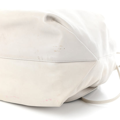 Saint Laurent Lambskin Teddy Drawstring Bag Crema Soft 8 of 8