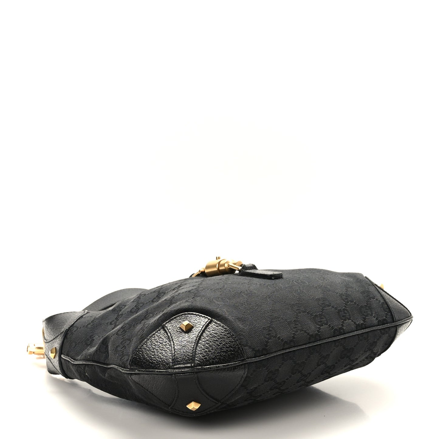 Monogram Piston Lock Jackie O Hobo Black