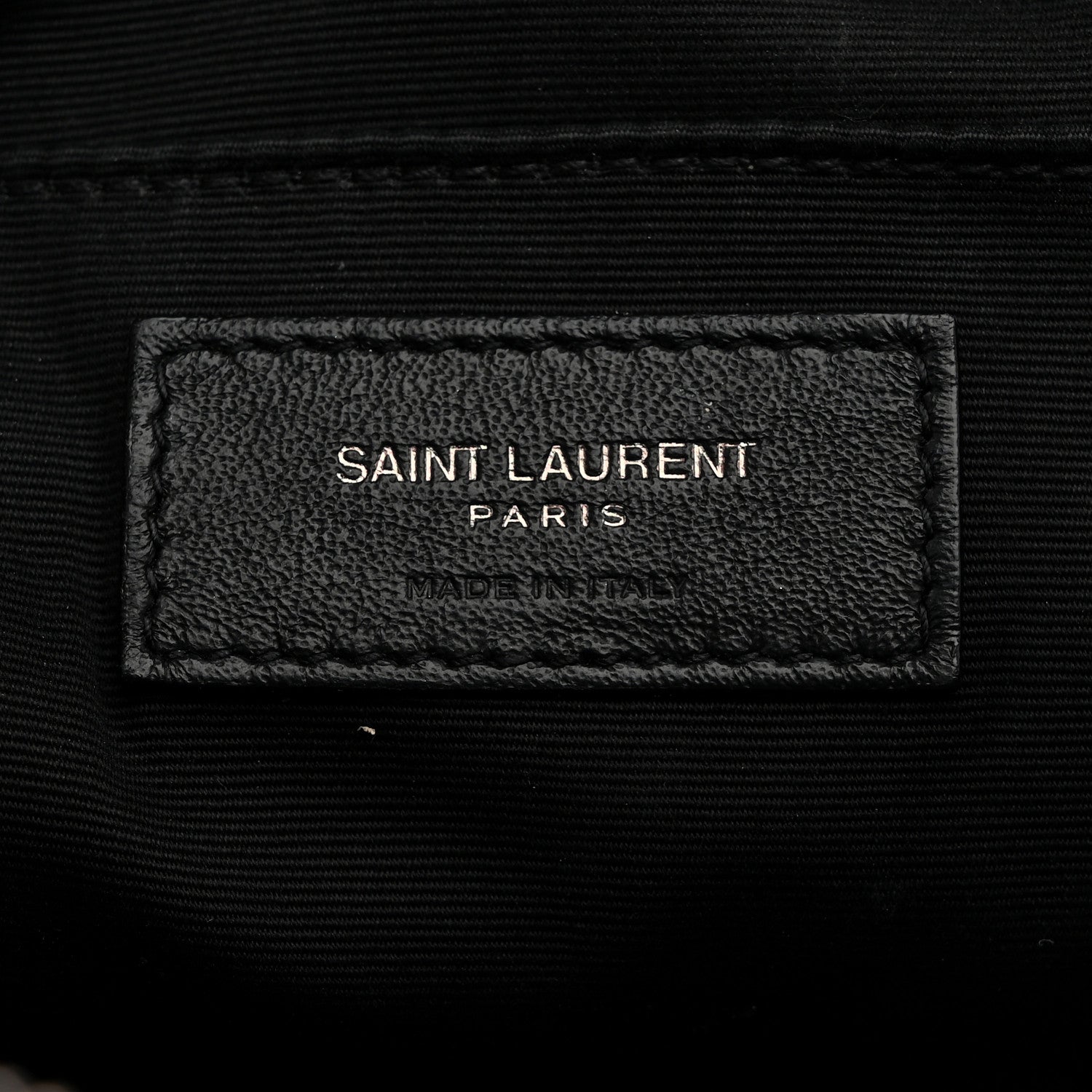 Saint Laurent Calfskin Matelasse Monogram Lou Camera Bag Black 6 of 10