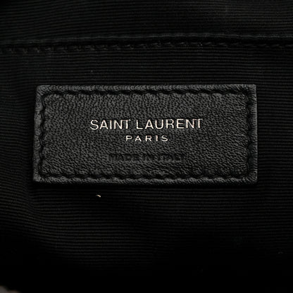 Saint Laurent Calfskin Matelasse Monogram Lou Camera Bag Black 6 of 10