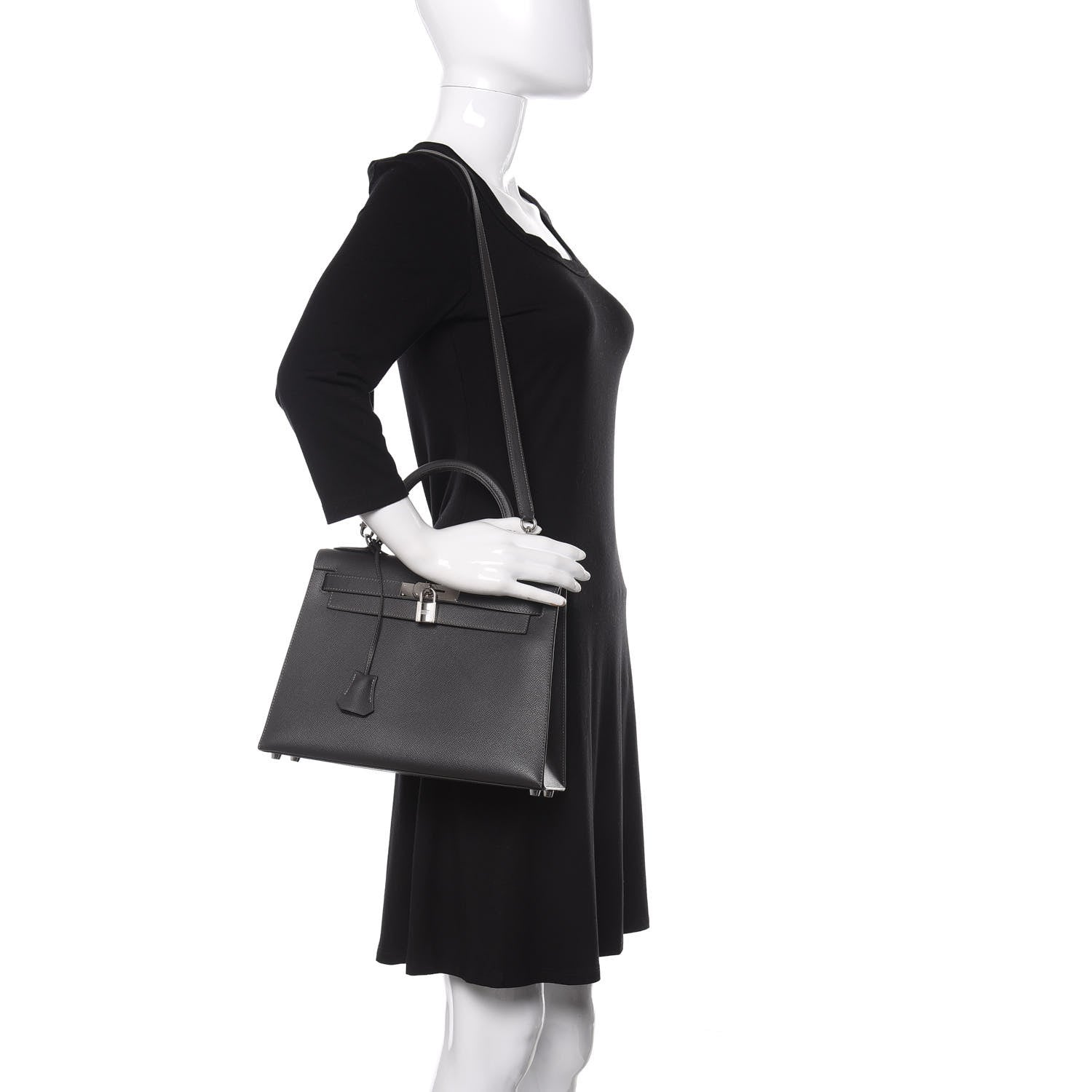 Hermes Epsom Kelly Sellier 28 Graphite 2 of 12