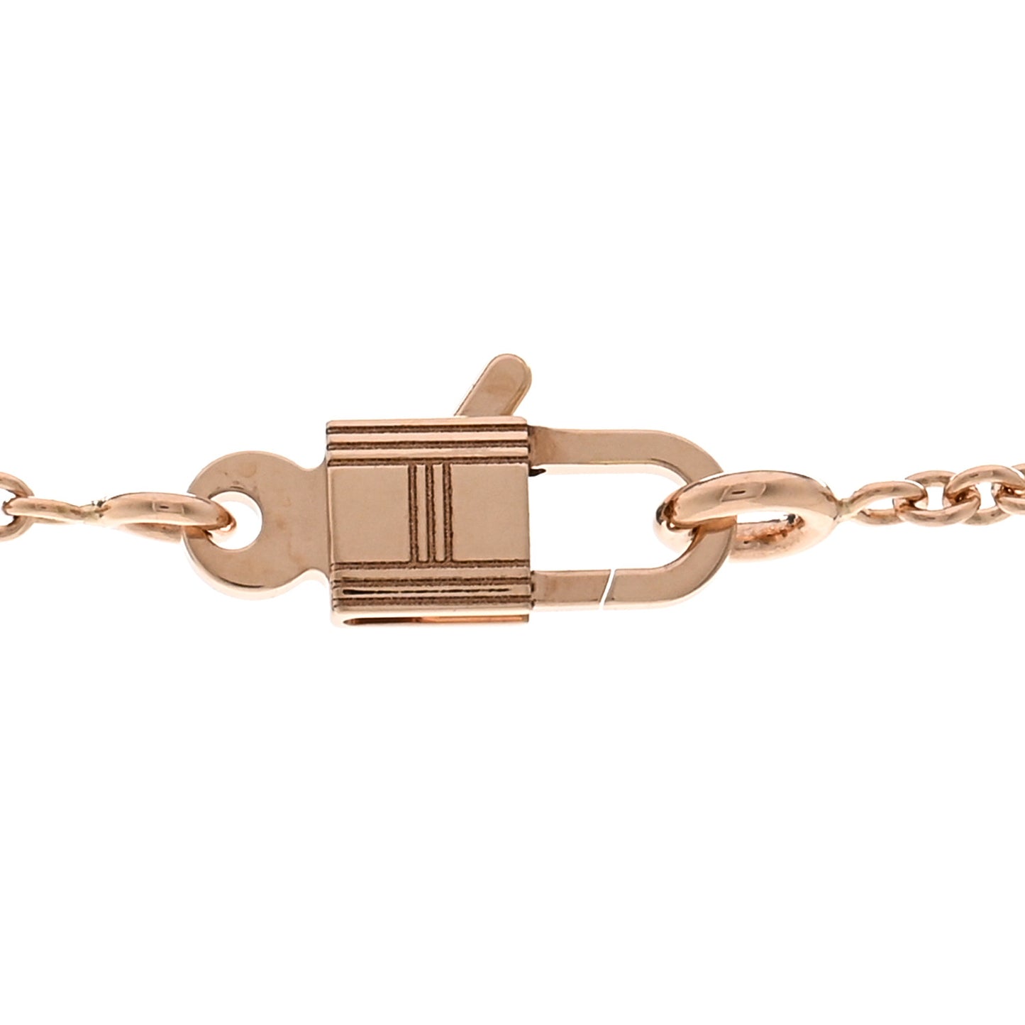 18K Rose Gold Pink Sapphire Kelly Amulettes Pendant Necklace