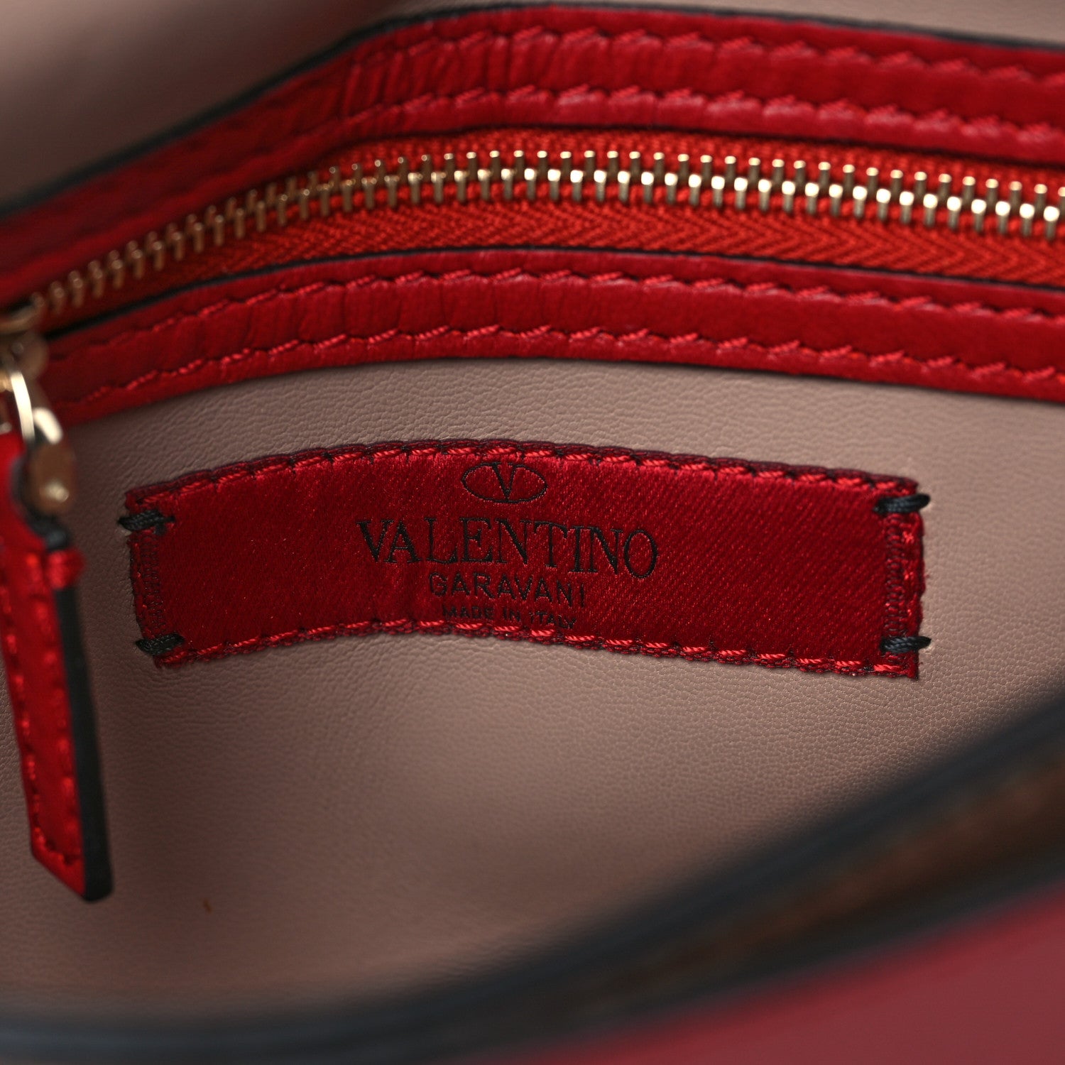 Valentino Garavani Nappa Rockstud Wristlet Clutch Rosso Valentino 7 of 7