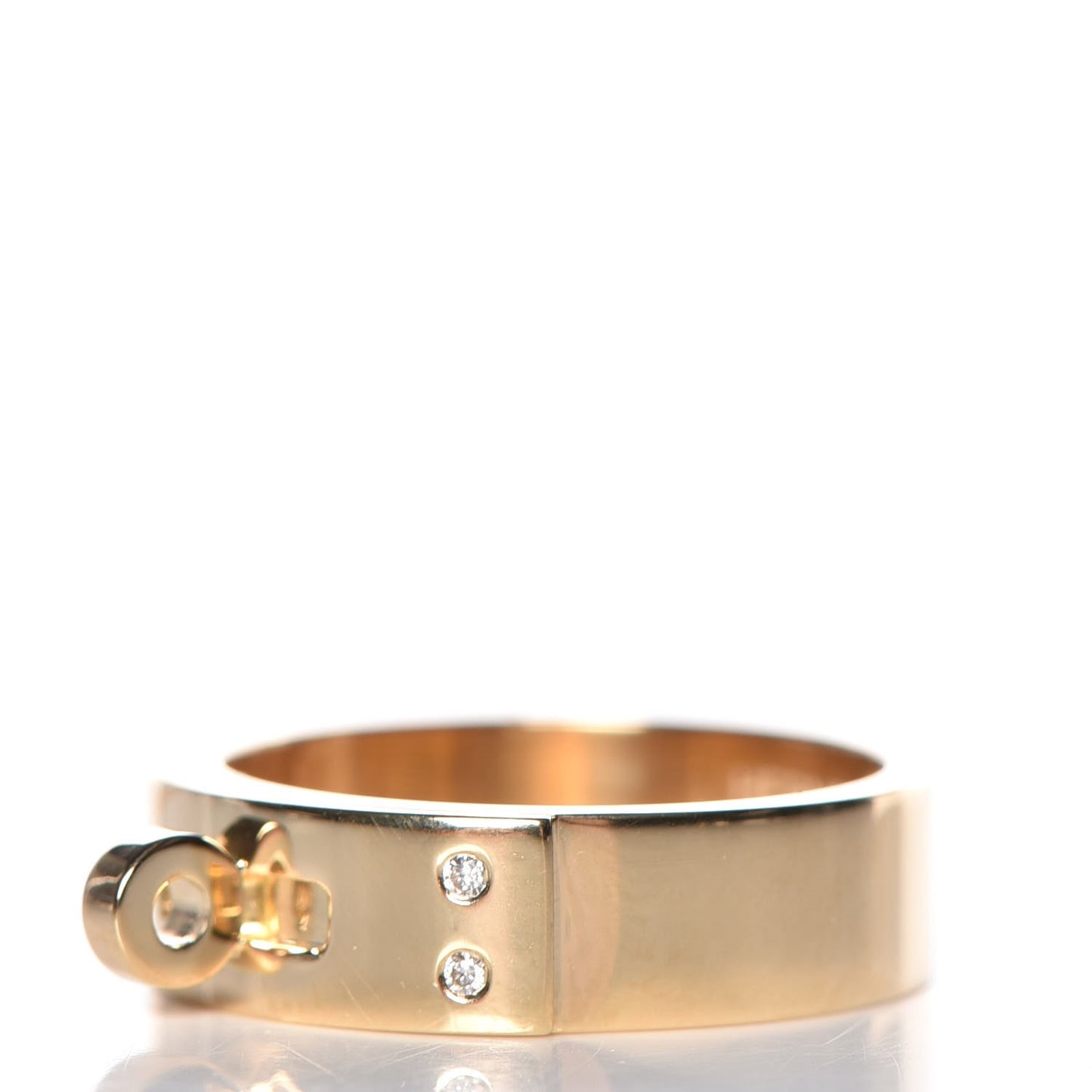 18K Yellow Gold Diamond Kelly Ring Small 47 4