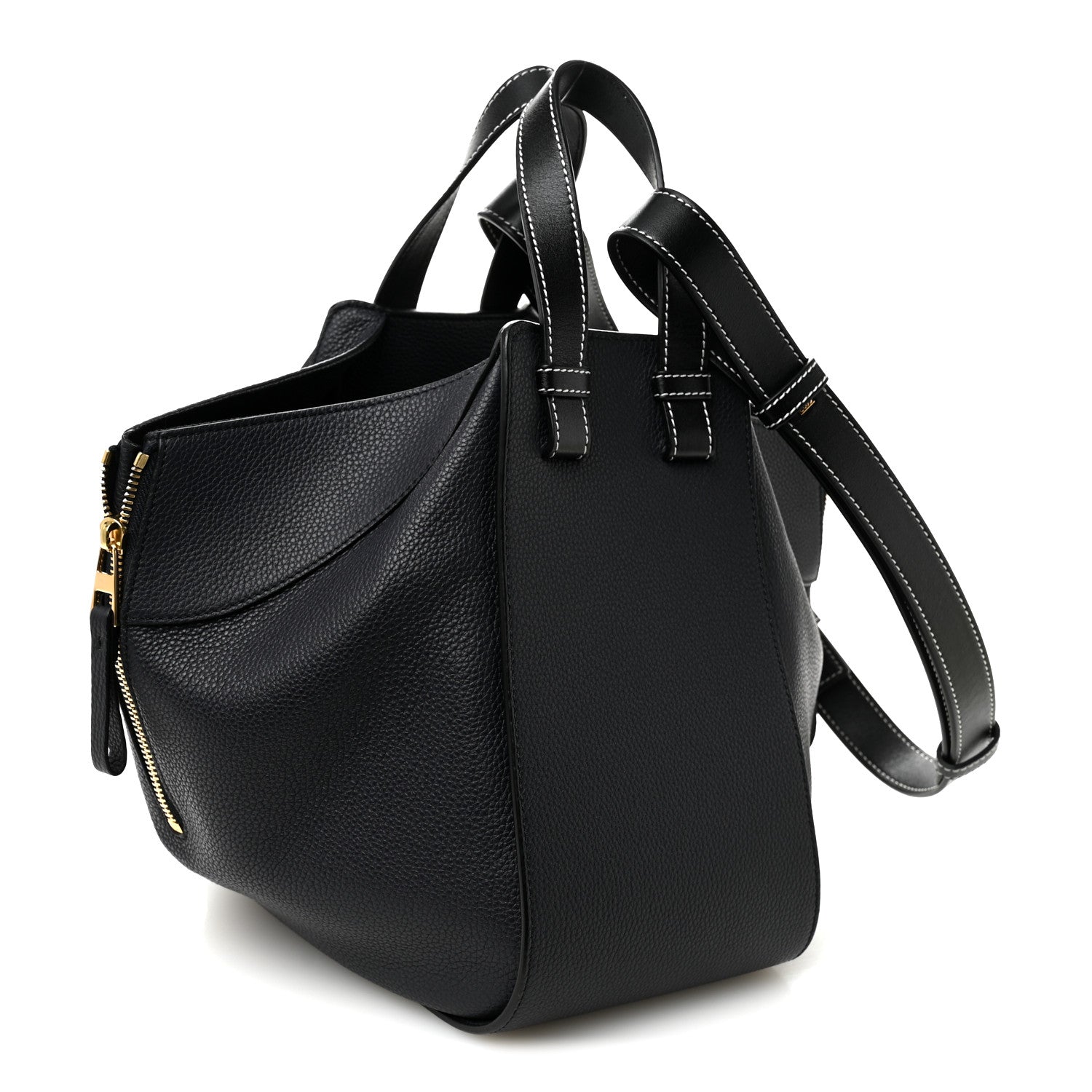 Loewe Calfskin Small Hammock Shoulder Bag Midnight Blue Black 3 of 10