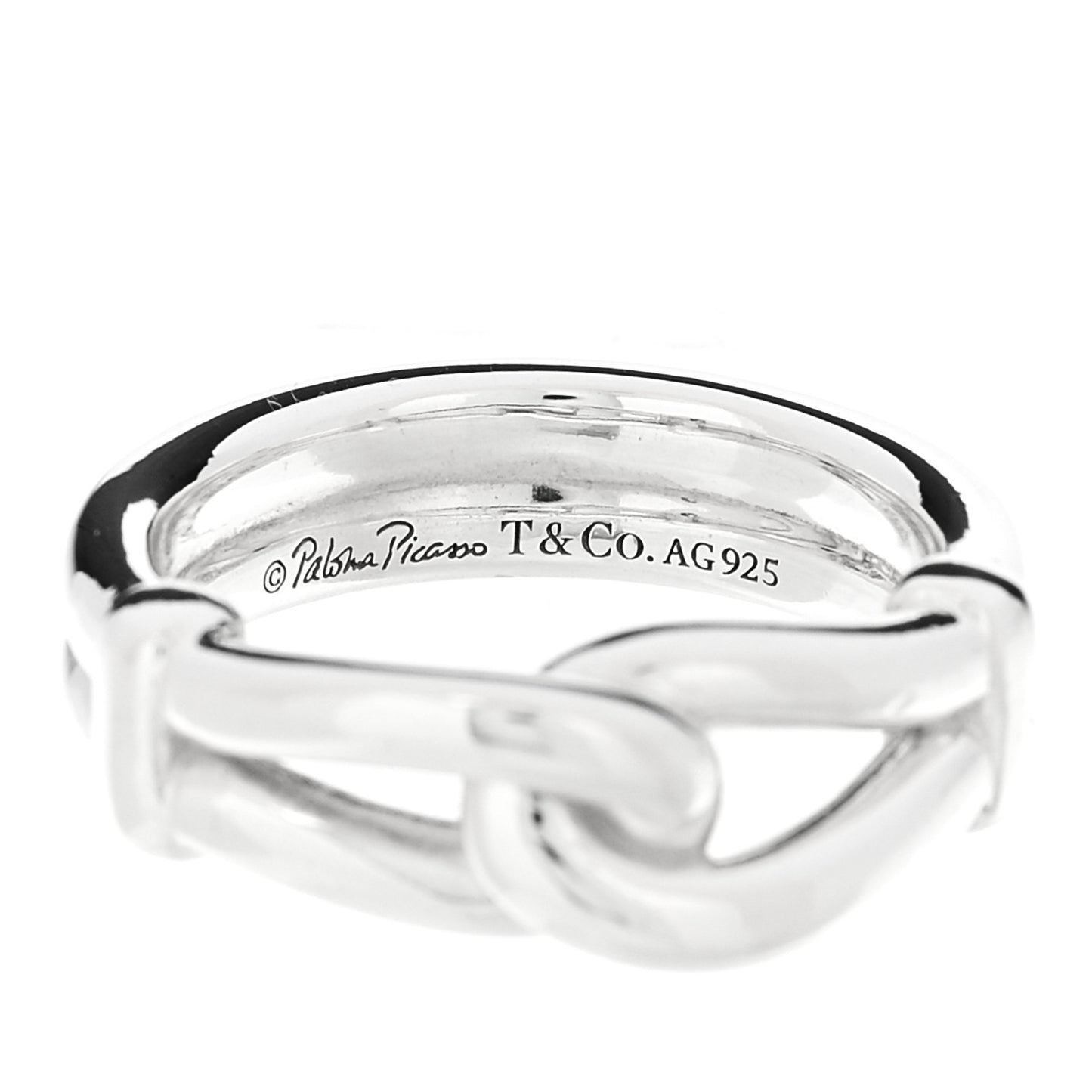 Sterling Silver Paloma Picasso Knot Ring 46 3.75