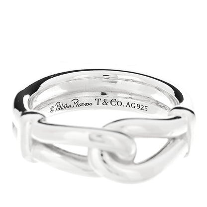 Tiffany Sterling Silver Paloma Picasso Knot Ring 46 3.75 4 of 4