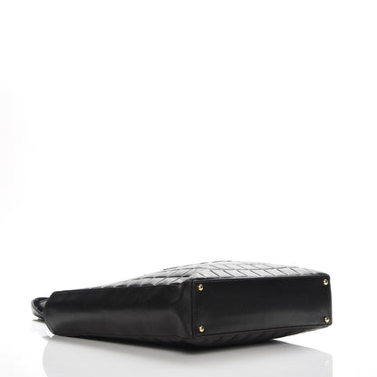 Chanel Lambskin Quilted Chocolate Bar Tote Black 4 of 7