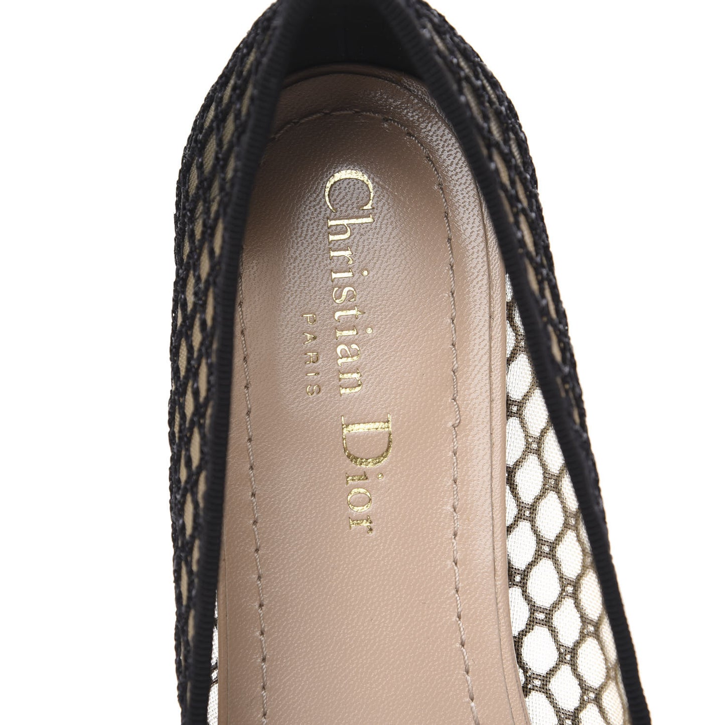 Resille Ribbon Miss J'Adior Ballet Flat 39 Black