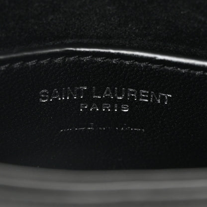 Saint Laurent Patent Calfskin Mini Le 5 A 7 Vertical Hobo Black 6 of 10
