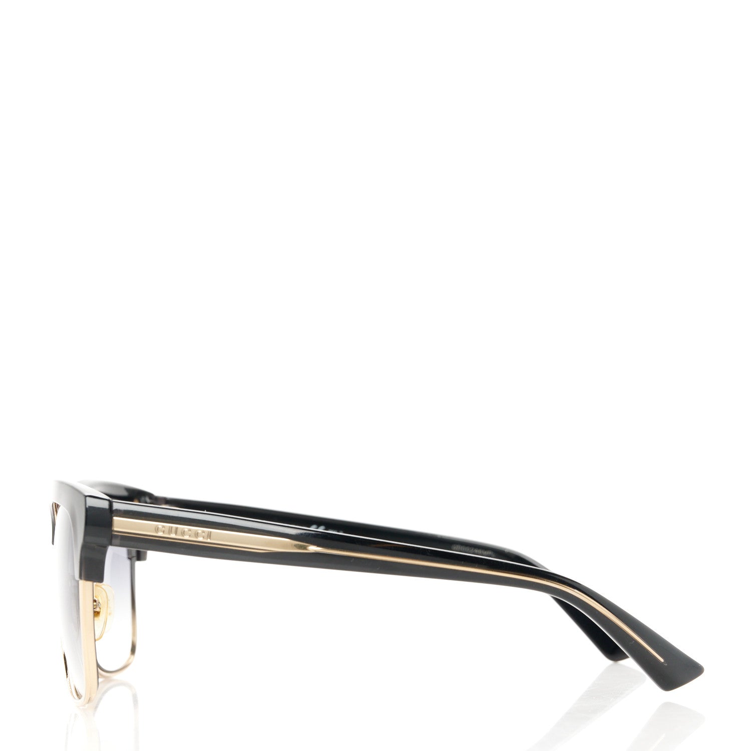 Gucci Metal Square Sunglasses GG4246/S Gold 3 of 8