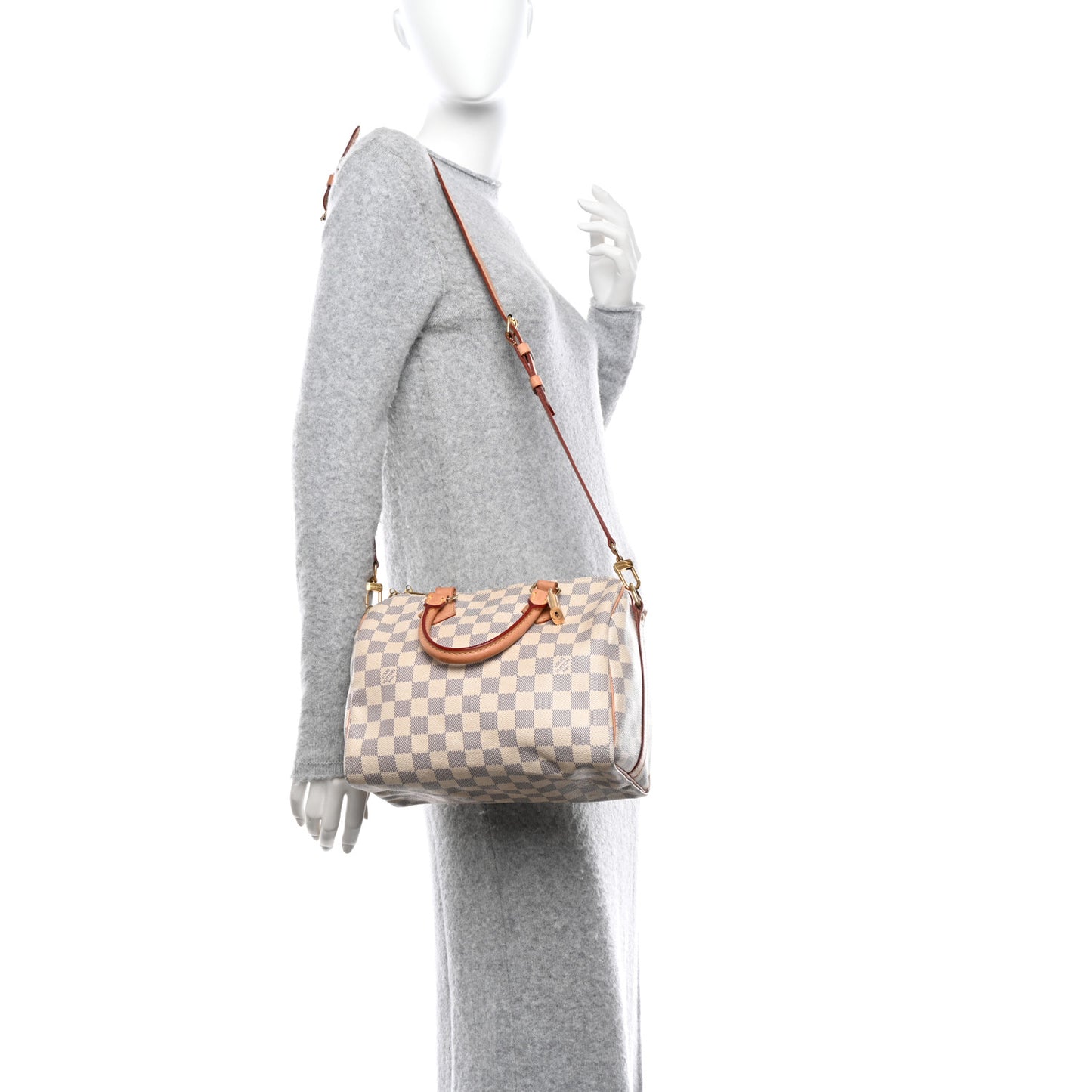 Damier Azur Speedy Bandouliere 25