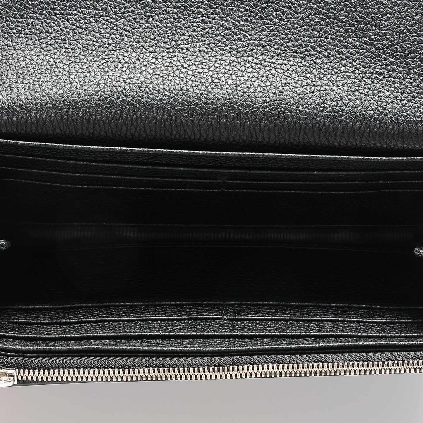 Calfskin Le Dix Continental Wallet Black