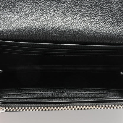 Balenciaga Calfskin Le Dix Continental Wallet Black 5 of 7