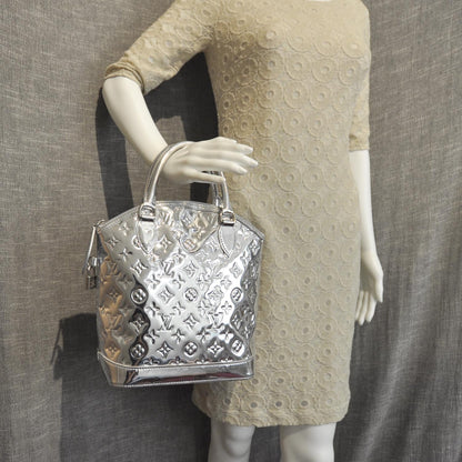 Louis Vuitton Monogram Miroir Lockit Silver 2 of 8