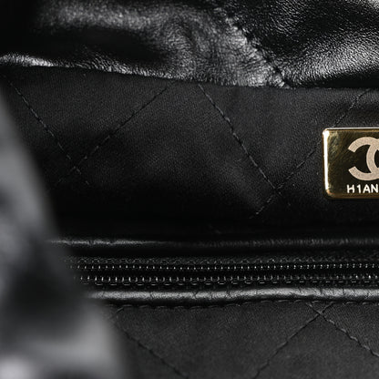 Chanel Calfskin Quilted Small Chanel 22 Black 8 of 11