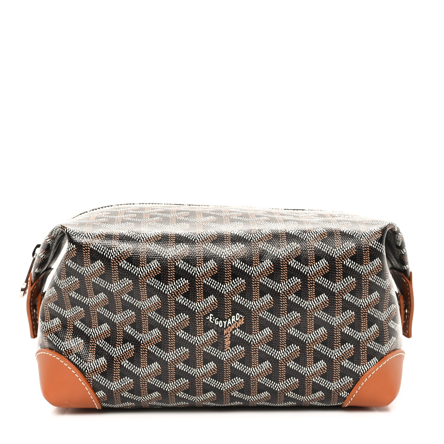 Goyard Goyardine Boeing 25 Trousse de Toilette Black Gold 1 of 8
