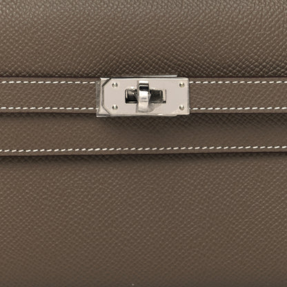 Hermes Epsom Kelly Wallet To Go Etoupe 8 of 10