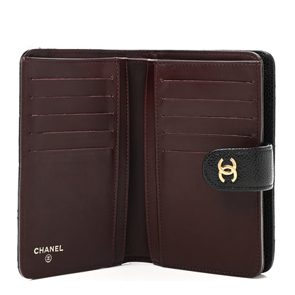Chanel Caviar Quilted Zipped Pocket Wallet Black 6 of 10