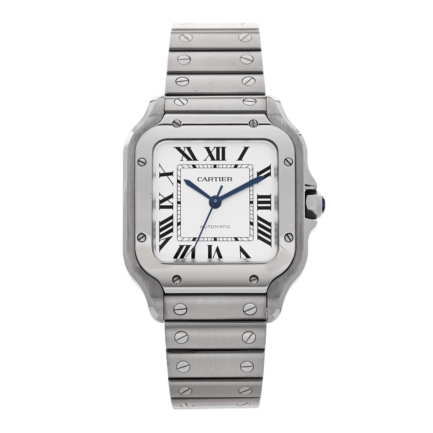 Cartier Stainless Steel 35mm Santos de Cartier Automatic Watch 1 of 7