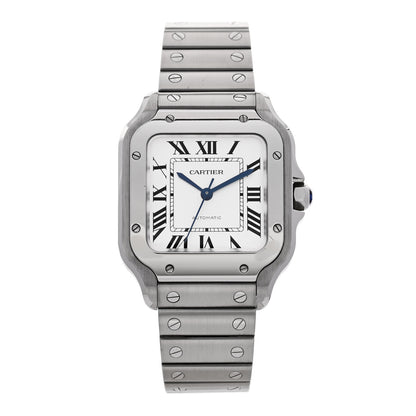 Cartier Stainless Steel 35mm Santos de Cartier Automatic Watch 1 of 7