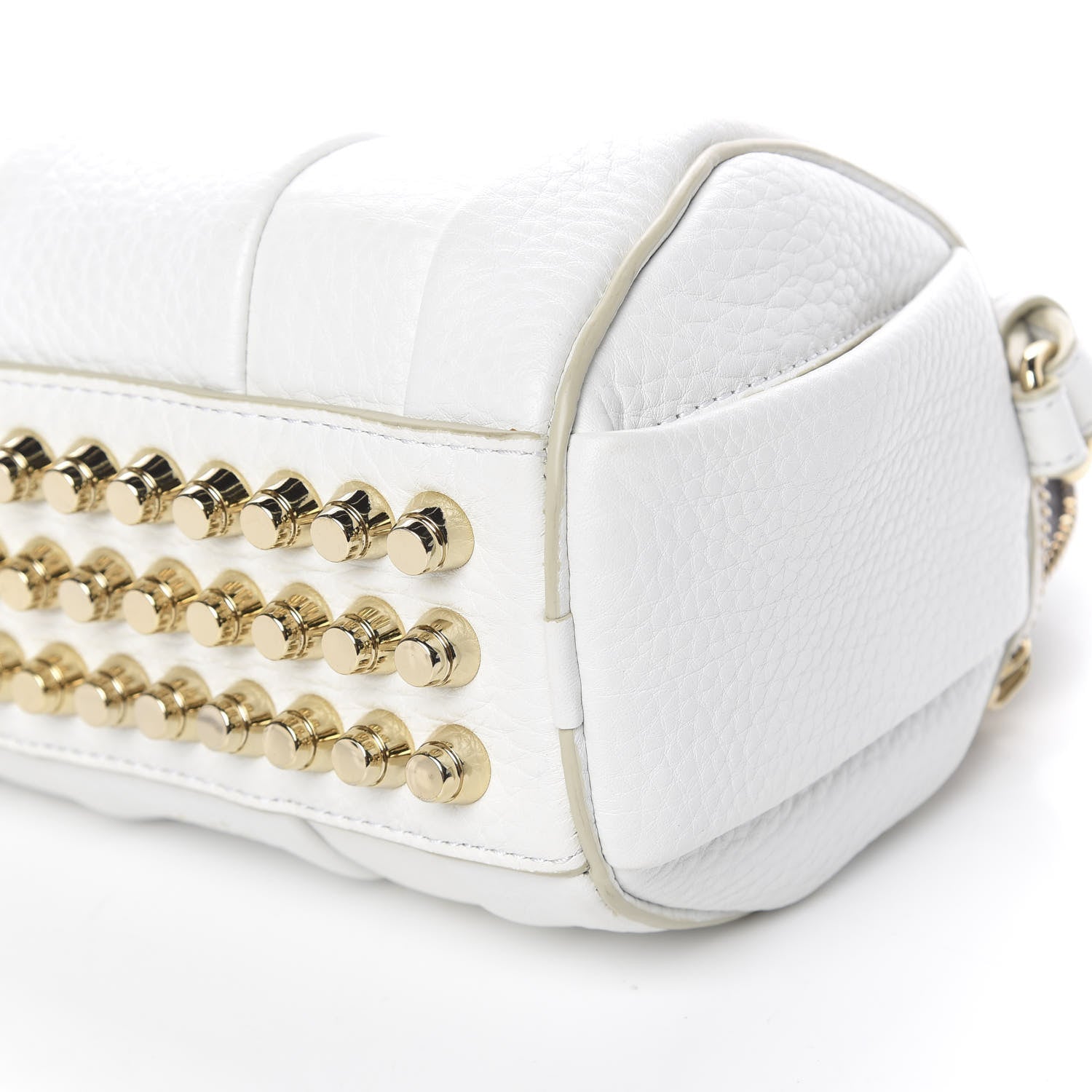 Alexander Wang Pebbled Lambskin Mini Rockie Gray Gold Hardware 7 of 9