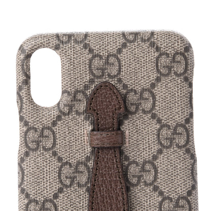Gucci GG Supreme Monogram Top Handle iPhone XS Max Case Beige 7 of 9