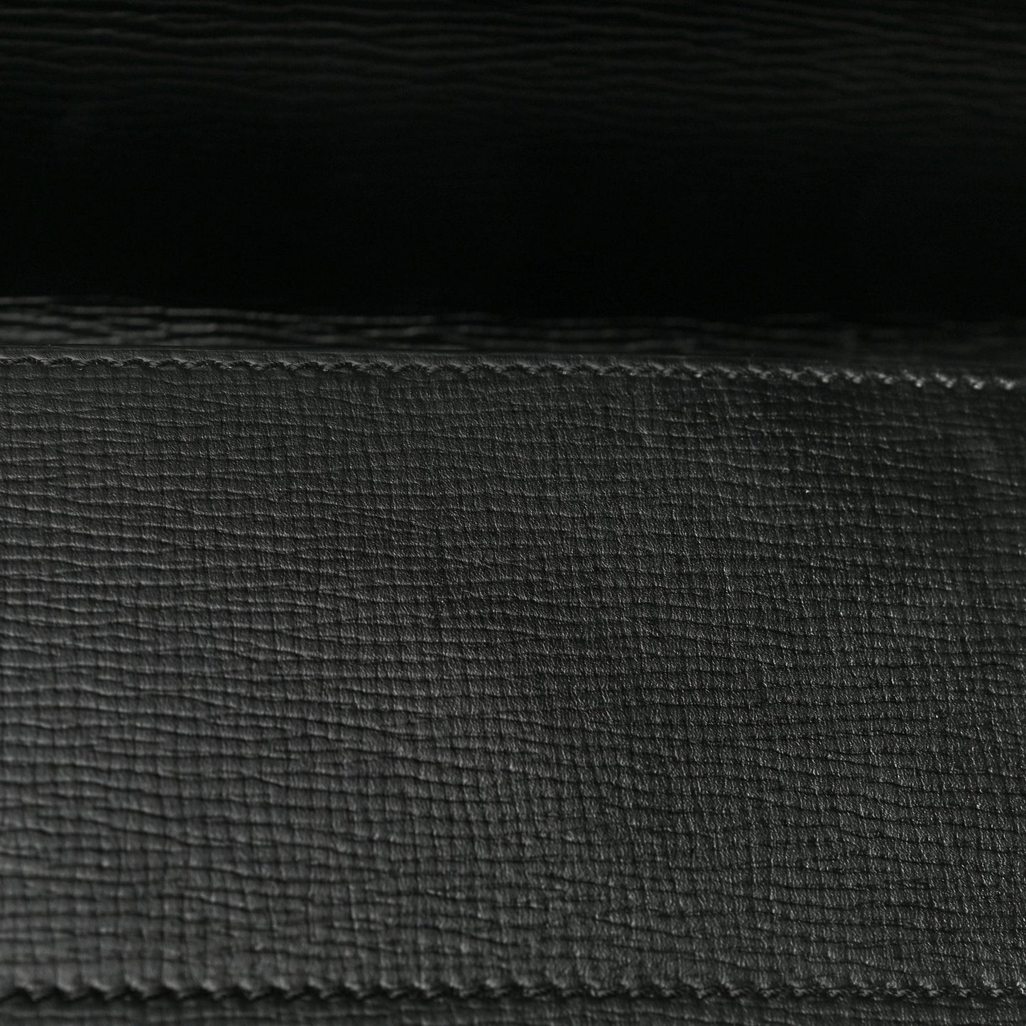 Textured Calfskin Medium Pandora Box Crossbody Bag Black