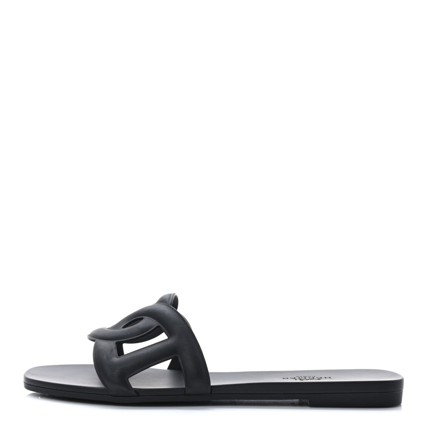 Rubber Aloha Sandals 36 Black