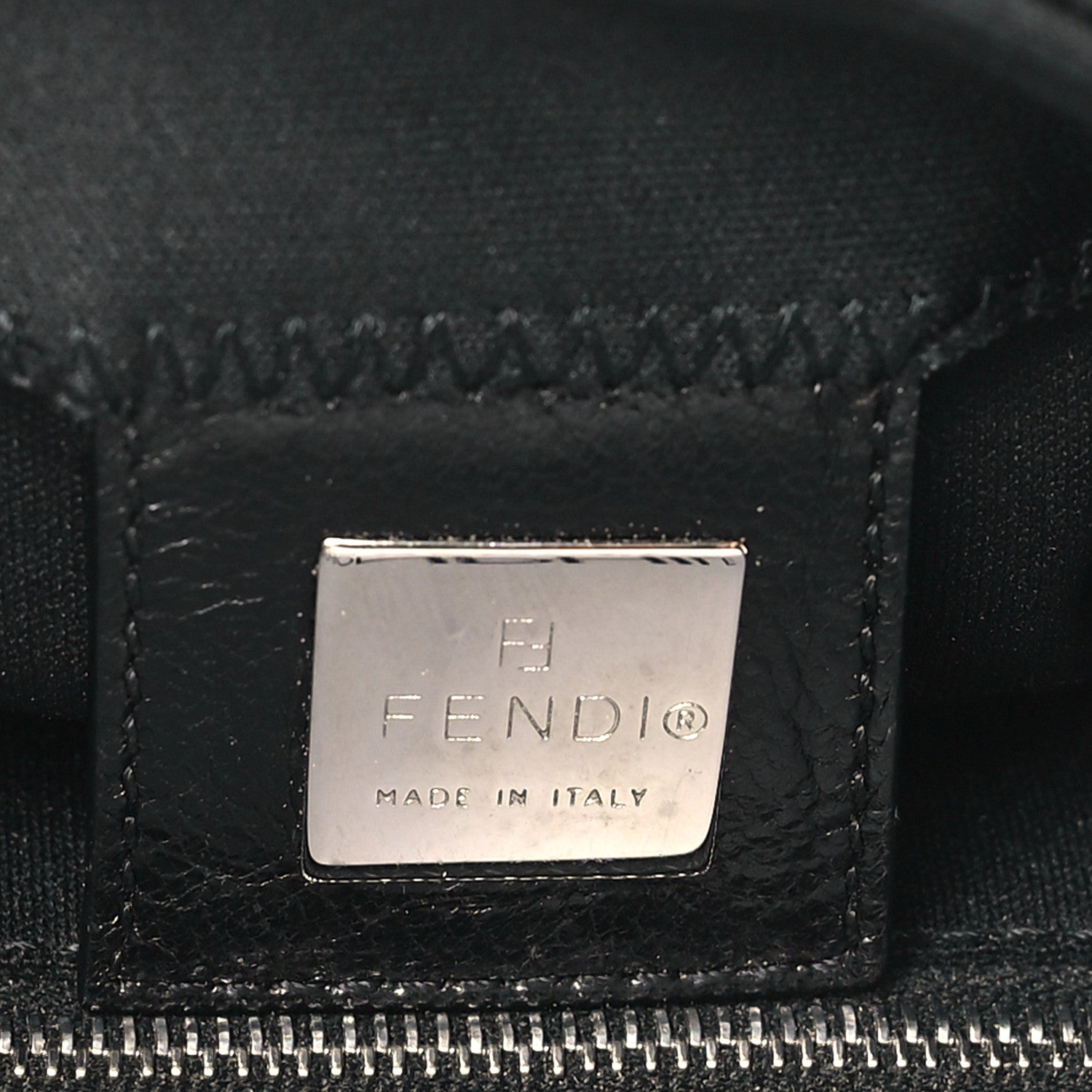 Fendi Neoprene Baguette Black 6 of 10