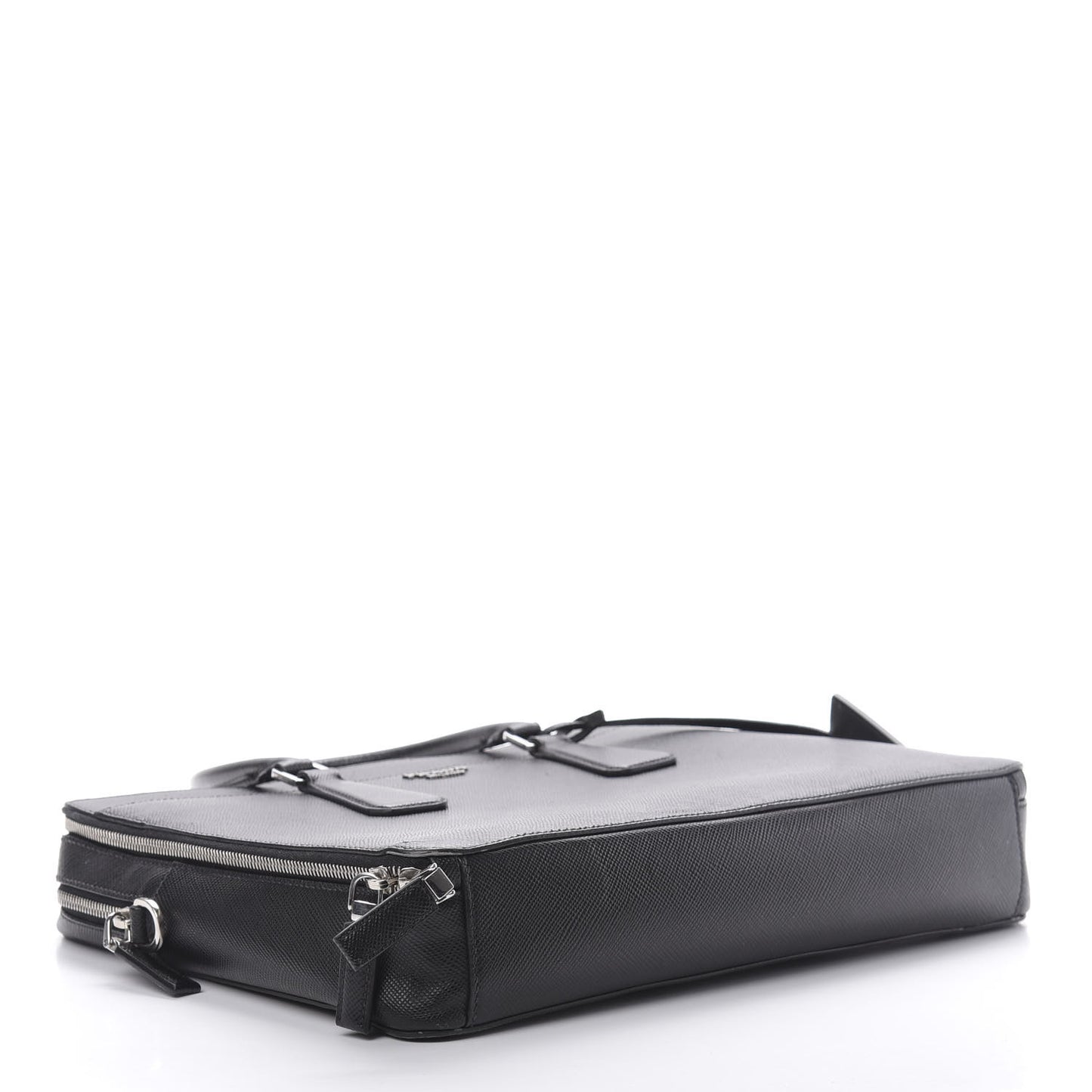 Saffiano Cuir Briefcase Black