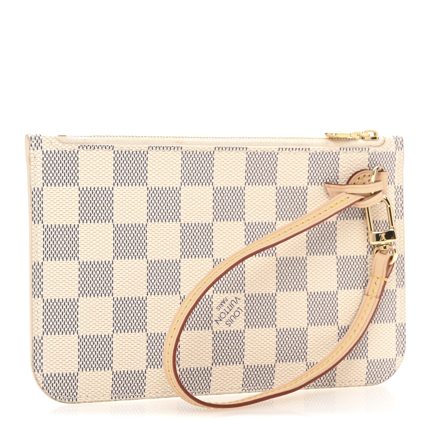 Louis Vuitton Damier Azur Neverfull PM Pochette 3 of 7