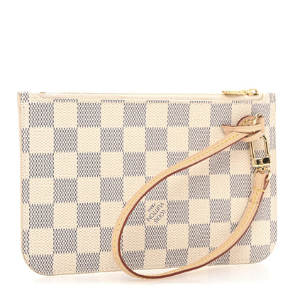 Louis Vuitton Damier Azur Neverfull PM Pochette 3 of 7