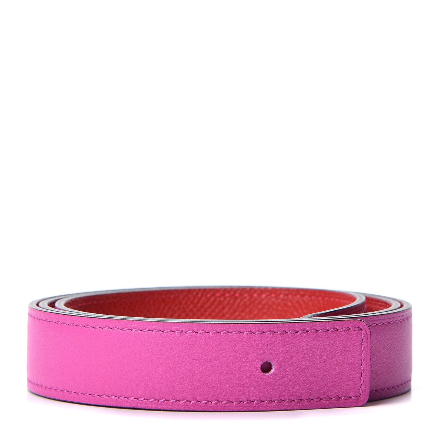 Epsom Swift 24mm Belt Strap 80 Magnolia Rouge Casaque