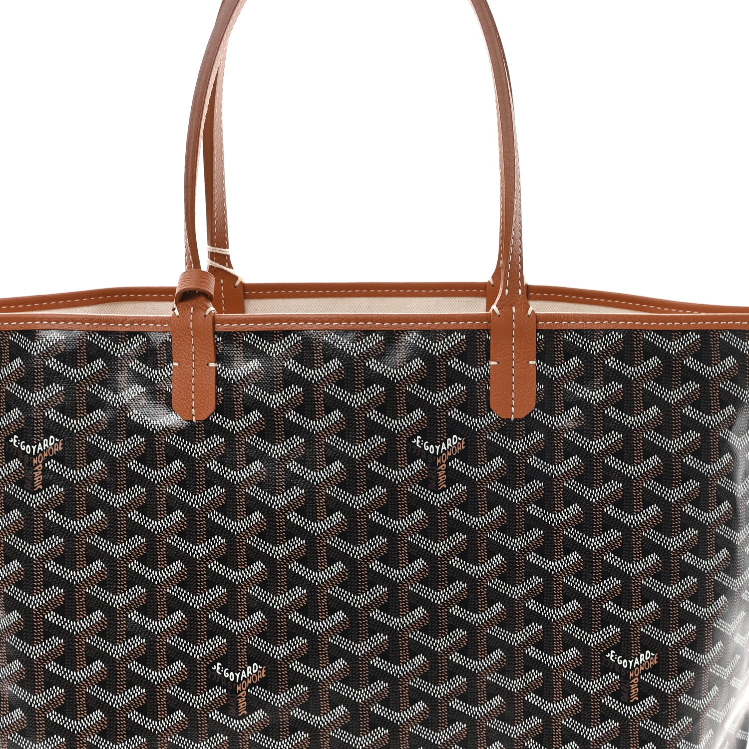 Goyard Goyardine Saint Louis PM Black Gold 8 of 11