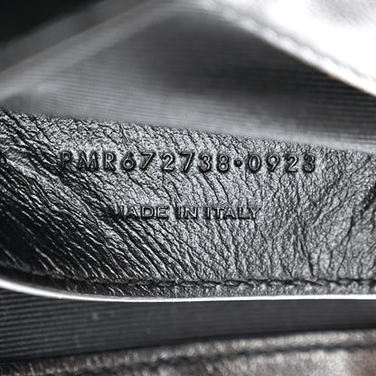 Saint Laurent Lambskin Quilted Monogram Mini Nolita Black 7 of 10