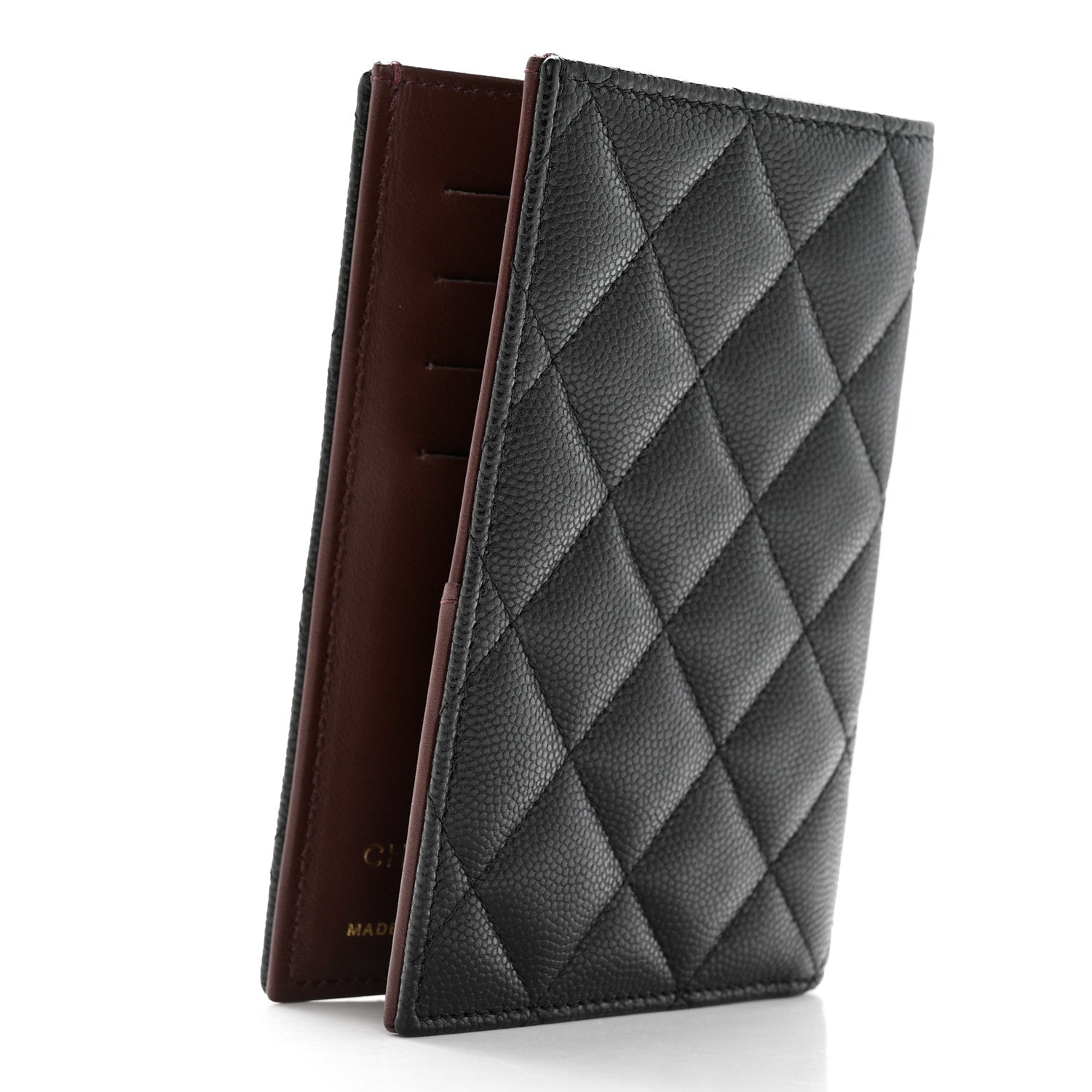 Chanel Caviar Quilted Passport Holder Black 3 of 8