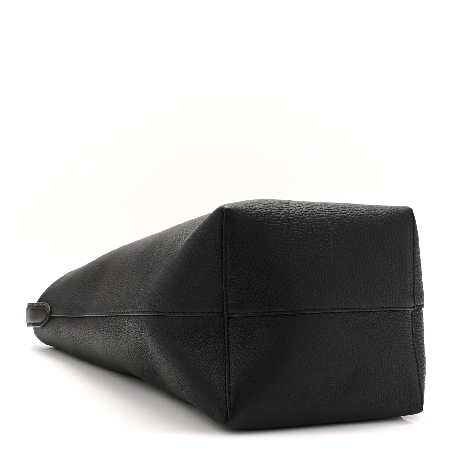 Grained Calfskin Medium N/S Park Tote Black