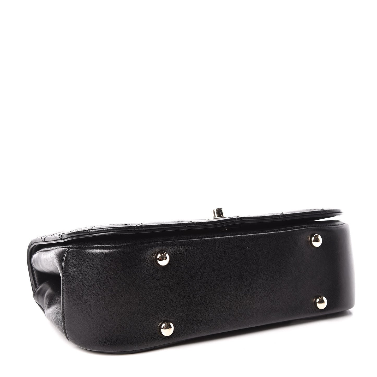 Lambskin Small Carry Chic Flap Black
