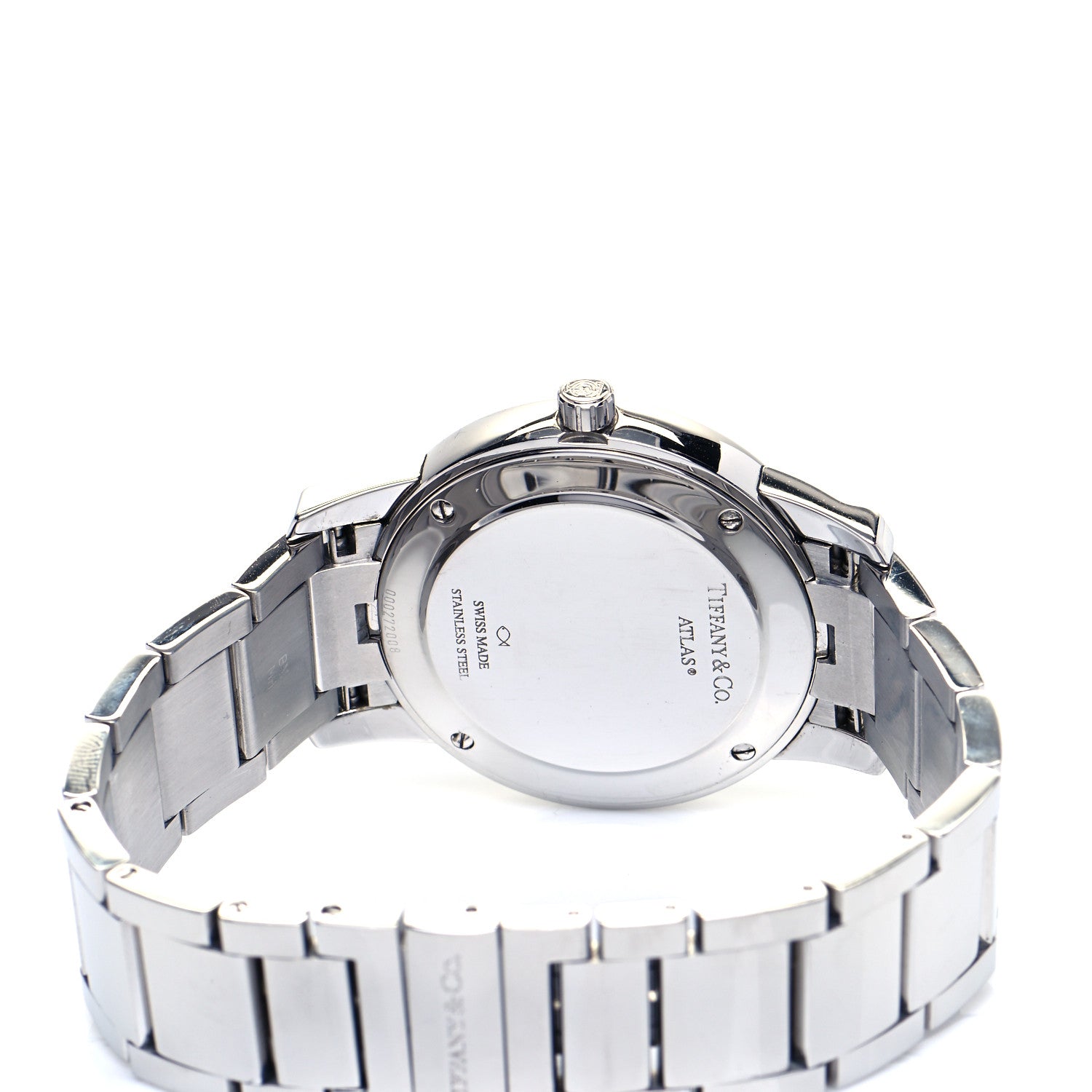 Tiffany Stainless Steel 37mm Atlas 2-Hand Quartz Watch Blue Azure 4 of 5