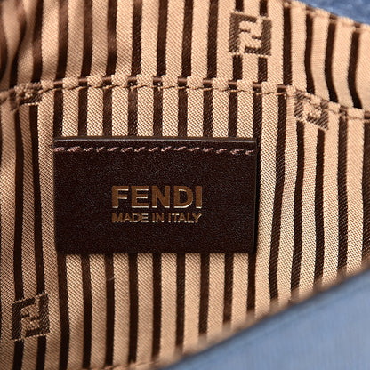 Fendi Vitello Elite Small Chameleon Messenger Carta Zucchero 5 of 13