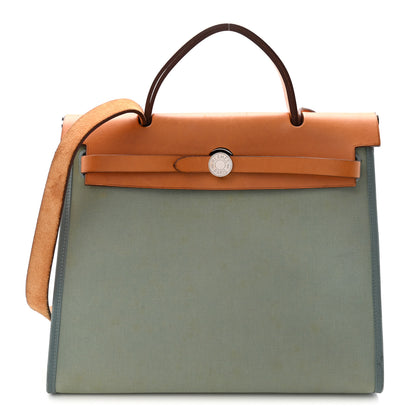 Hermes Vache Hunter Toile Herbag Zip 31 PM 1 of 10
