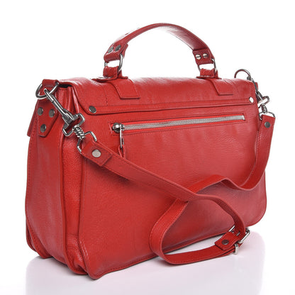 Proenza Schouler Lambskin Medium PS1 Satchel Red 3 of 8